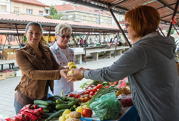 istock Women at market place 576726680