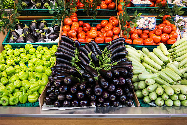 istock Eggplants at the supermarket 576731518