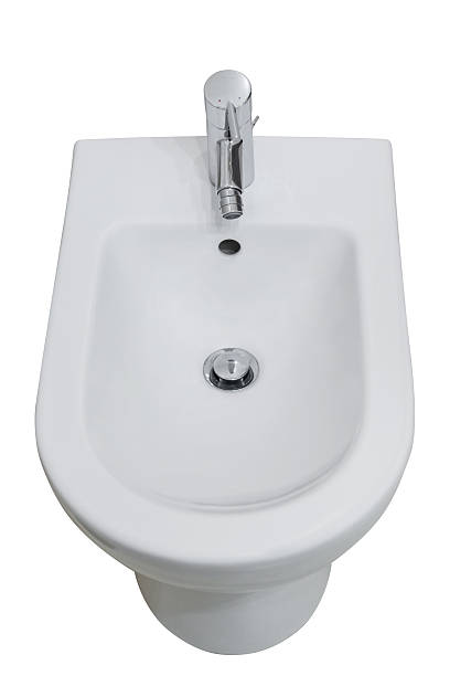 istock white toilet and bidet isolated on white background 576732406