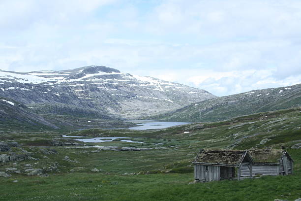 istock Outfarm buildings in Norwegian mountains. 576732960