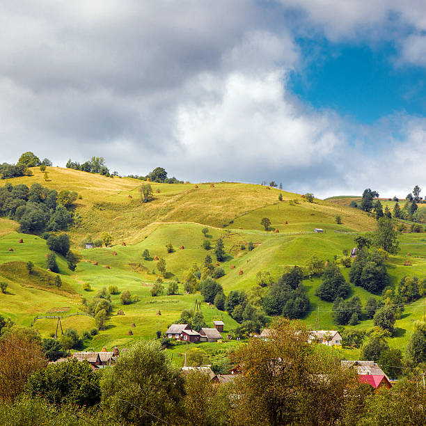 istock Little village in the mountains 576738198