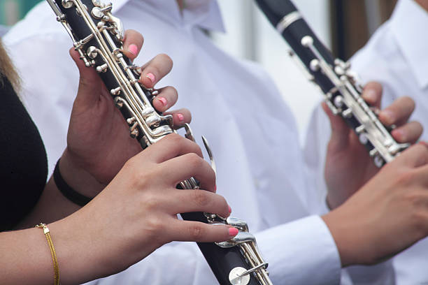 istock Playing flute in an open air concert. 576744968