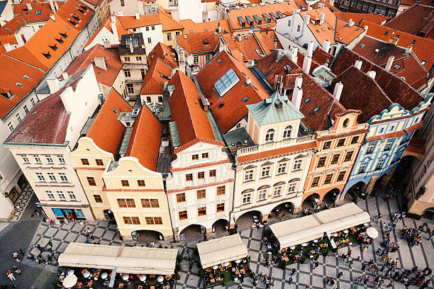 istock Houses with traditional red roofs 576745902