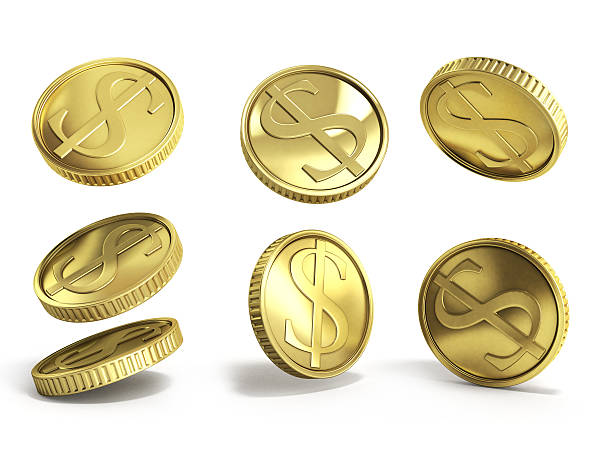 istock gold coins with dollar sign 3d illustration 576746754
