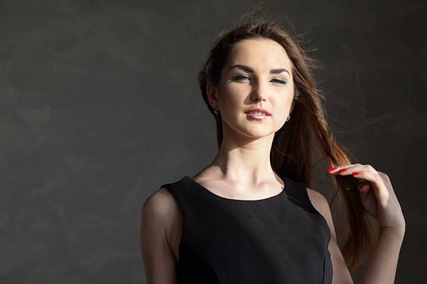 istock beautiful girl posing in the Studio 576749480
