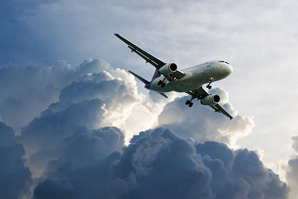 istock Airplane come down on the land 576751934