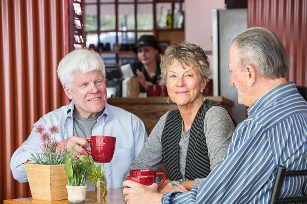 istock Mature Group in Coffee House 576753284
