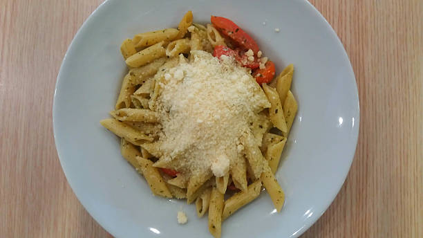 istock Dish of pasta with tomato and cheese 576754516