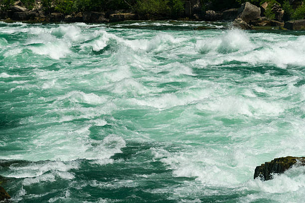istock Niagara River at White Water Walk in Canada 576755580