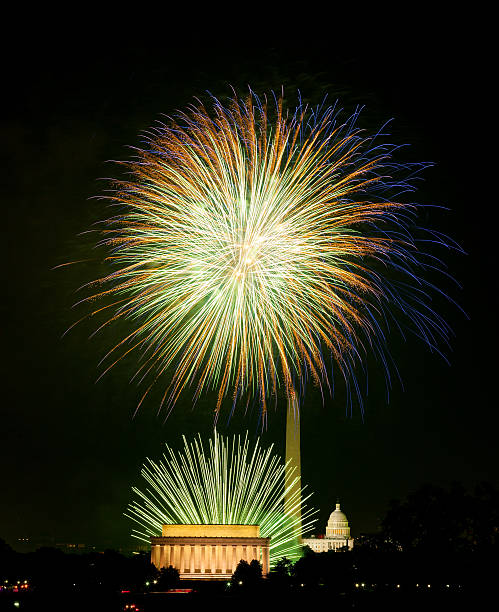 istock Fireworks over Washington DC on July 4th 576756000