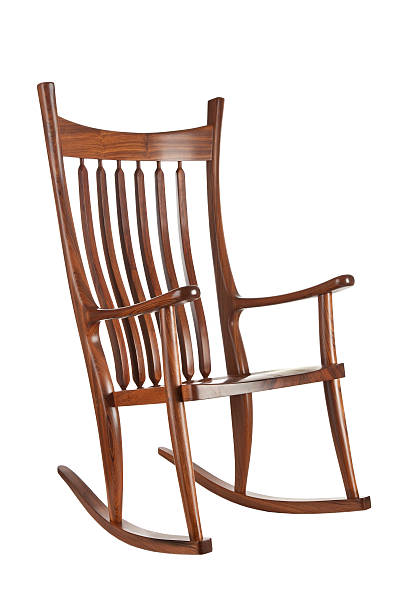 istock Beautiful wooden rocking chair 576891288