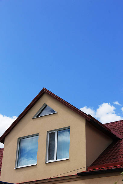 istock Contemporary window against a blue sky 576898058