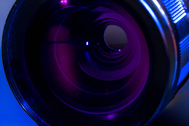 istock Colorful Close Up Camera Lens 576898284