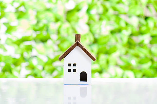 istock Residential model and green background 576904998