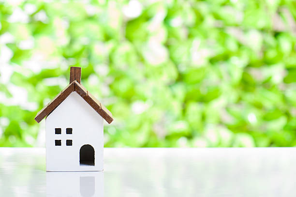 istock Residential model and green background 576905022
