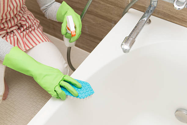 istock Bathing cleaning woman 576905236