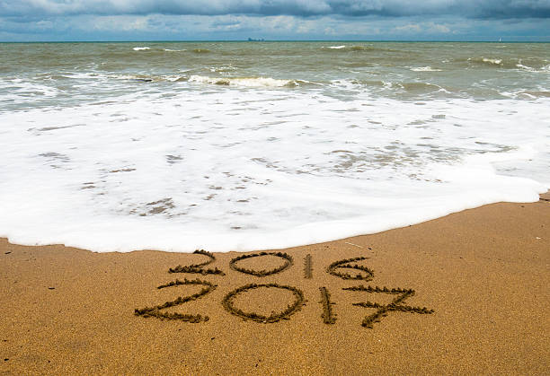 istock Hogmanay 2017 Happy New Year Beach 576908980