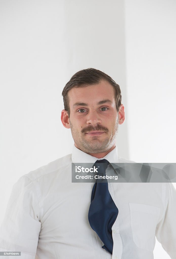 Proud and beautiful businessman in shirt and tie Adult Stock Photo