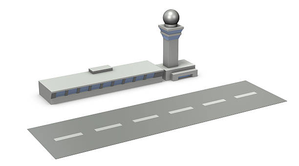 istock Architectural models of airports. 576913628