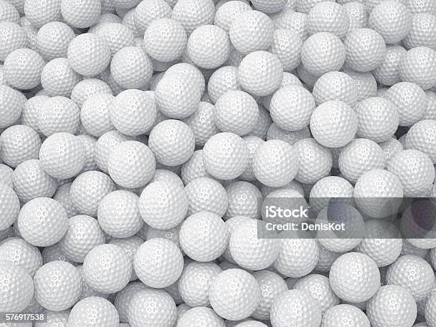 Golf Ball Background Sport Concept Stock Photo - Download Image Now - Golf Ball, Golf, Pattern