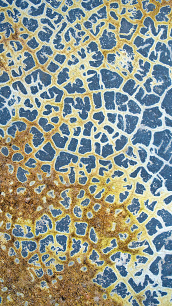 istock Cracks on surface of polished concrete 576919576