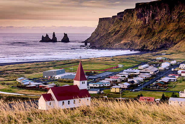 istock Vik -Town in Southern Iceland 576921022