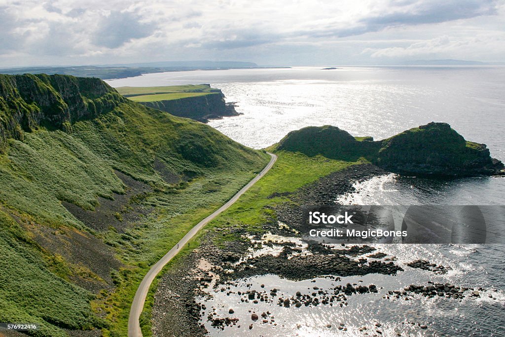 North Causeway Coastline, N Ireland The North Causeway Coast in Northern Ireland Causeway Stock Photo