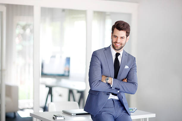 istock Young businessman portrait 576926390
