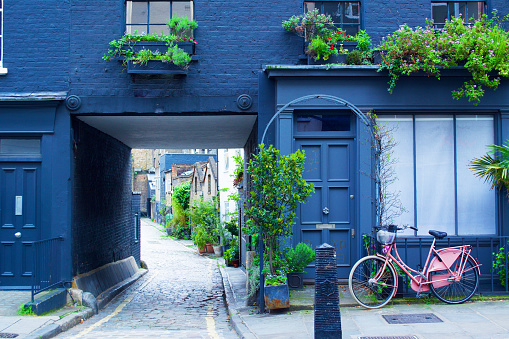 London, England, United Kingdom: June, 02, 2016. Mayfair door in London.