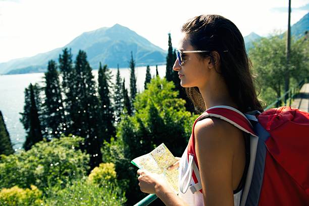 istock Female traveler. 576927538