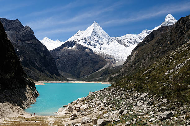 sud america, paesaggio del perù - huaraz foto e immagini stock