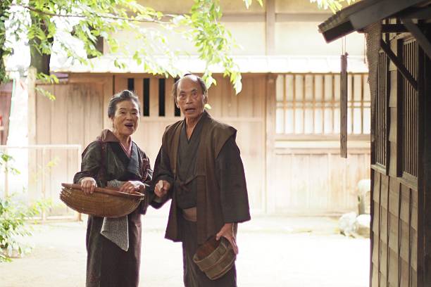 istock Traditional Japanese couple 576928556