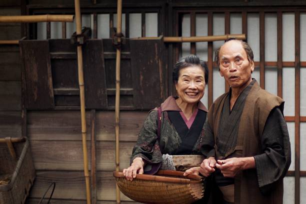 istock Traditional Japanese couple 576928772