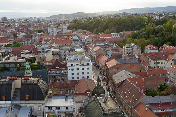 istock Panoramic view of Zagreb's Lower Town 576931938