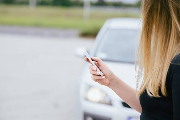 istock Woman with phone playing the mobile games 576932878
