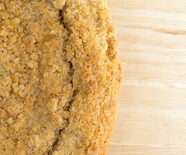 istock Dutch apple pie on a wood table top view 576933872