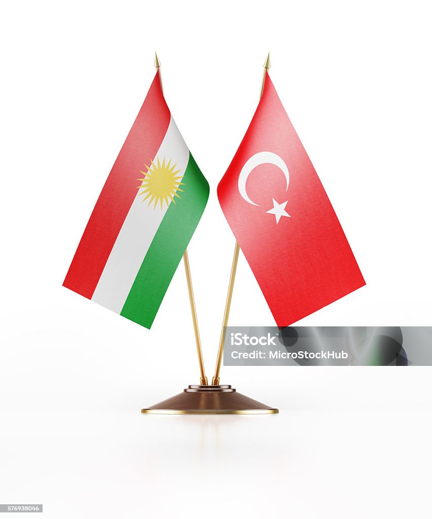 Lá Cờ Thu Nhỏ Của Kurdistan Và Thổ Nhĩ Kỳ Hình ảnh Sẵn có - Tải ...