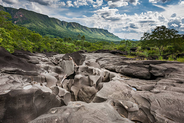 Moon Valley in Chapada dos Veadeiros National Park in Goias, Brazil