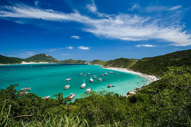 Beaches of Pontal do Atalaia in Arraial do Cabo, Rio de Janeiro, Brazil