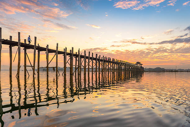 istock U-Bein Bridge of Myanmar 577308834