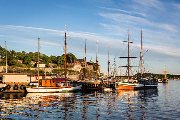 istock Oslo port and Akershus Fortress 577309346
