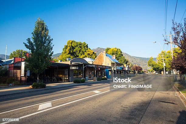 Bright Main Street Stock Photo - Download Image Now - Australia, Town, Rural Scene