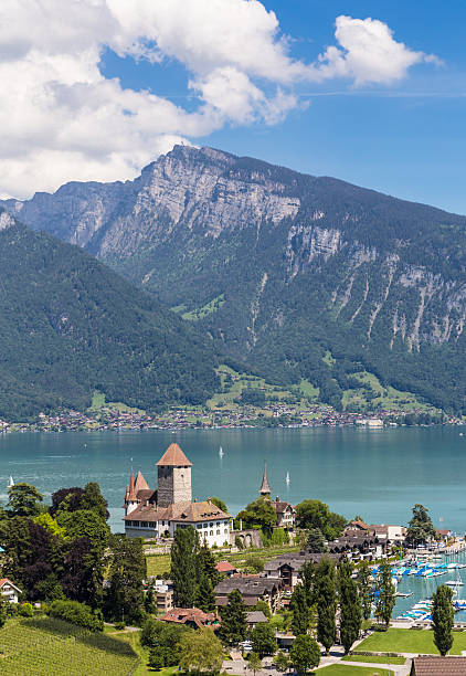 istock Spiez castle in Switzerland 577311952