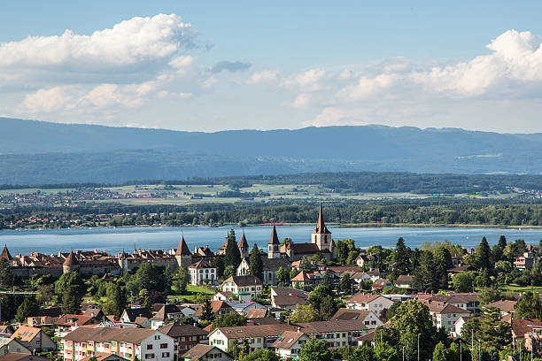 istock Morat old town in Switzerland 577312584