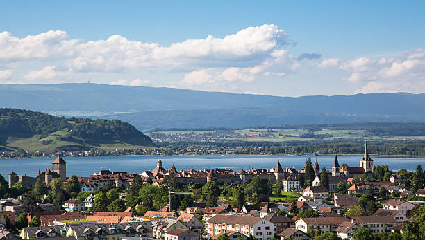 Morat old town in Switzerland