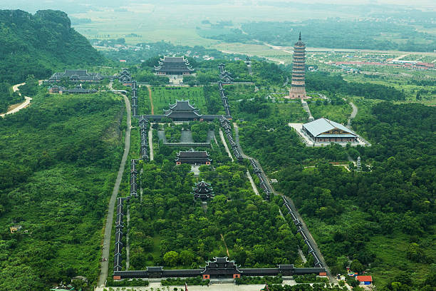 istock Aerial view over Bai Dinh Pagoda, Ninh Binh, Vietnam. 577315100