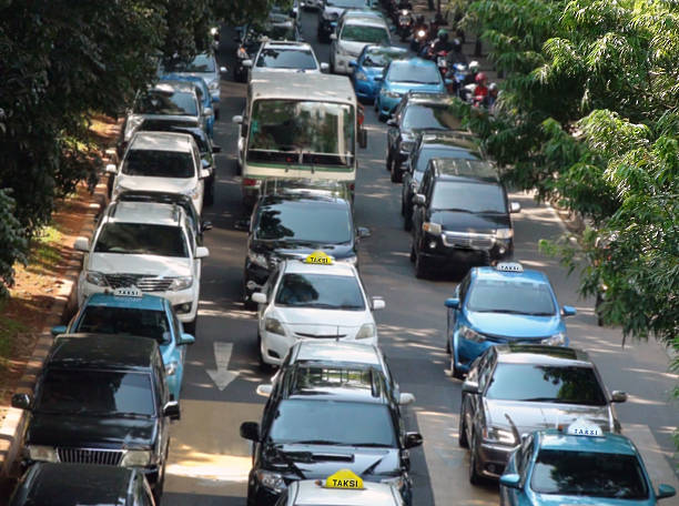 istock Afternoon Traffic Jam In Jakarta Indonesia 577317714