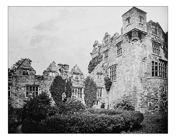 istock Antique photograph of ruins of Donegal Castle (Ireland)-19th century 577319528