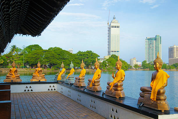 istock Seema Malaka temple on Beira Lake. Colombo, Sri Lanka 577320840