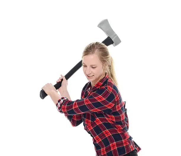 Photo of Smiling forester swinging